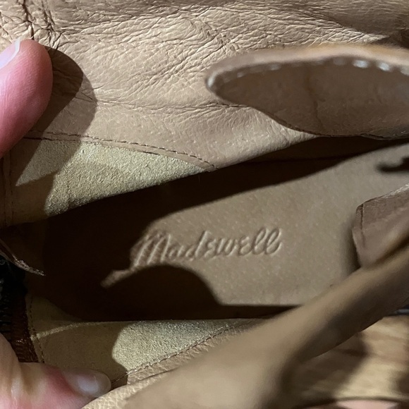 Madewell The Citywalk Tan Leather Women's Boots - Picture 9 of 12